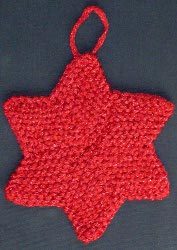 Six Pointed Star Christmas Ornament