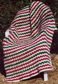 Flame Stitch Afghan