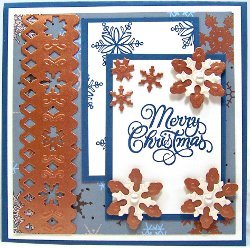 Copper Christmas Card