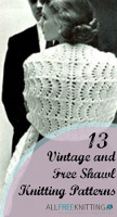 13 Vintage and Free Shawl Knitting Patterns