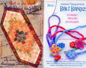 Bali Bandz and Bali Point to Point Tablerunner Pattern Quilts