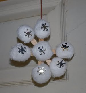 Easy Snowflake Ornaments