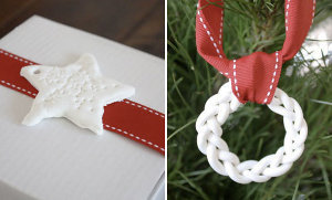 Handmade polymer clay christmas ornament crafts for holidays Polymer Clay Christmas Ornaments | AllFreeChristmasCrafts.com