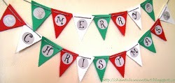 Easy Paper Christmas Bunting