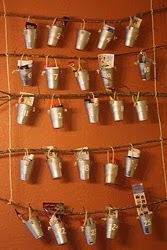 Pottery Barn Inspired Branch Advent Calendar