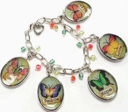 Butterfly Inspiration Charm Bracelet