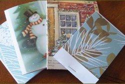 Christmas Card Note Pads Tutorial