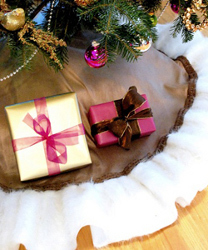 Fur Trimmed Tree Skirt