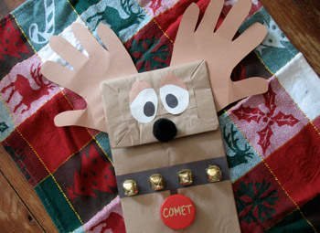 Paper Bag Reindeer