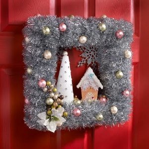 Vintage Style Holiday Wreath