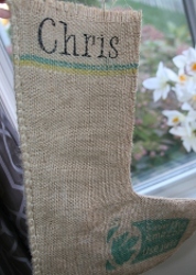 Burlap Stocking