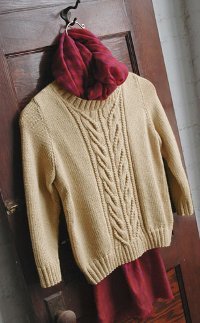 Wishbone and Cream Sweater