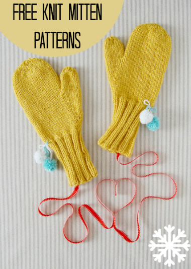 31 Free Knit Mitten Patterns | AllFreeKnitting.com