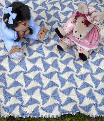 Optical Illusion Crochet Baby Blanket