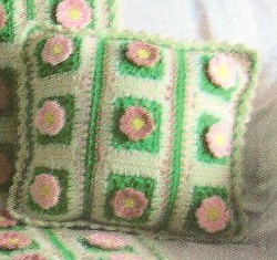 Shades of Pink Flowers Pillow