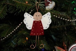 Felt and Wire Angel