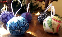 Fabric Ornament Balls
