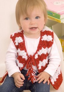 Candy Stripe Vest for Baby