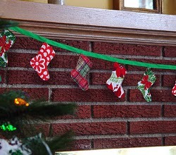 Christmas Stocking Bunting