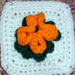 Bonnie's Buttercup Afghan Square