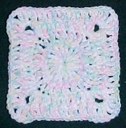 Cotton Candy Afghan Square