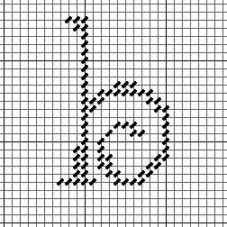 Letter "B" Needlepoint Stitch