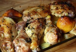 Slow Cooker Lemon Garlic Chicken