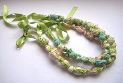 Bead and Knot Necklace Tutorial