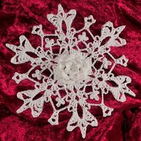 17 Crochet Christmas Ornaments: Snowflakes