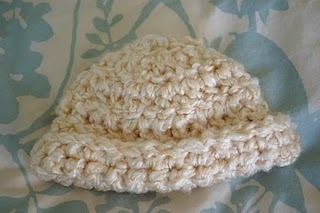 Chunky Yarn Newborn Hat