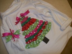 Ribbon Christmas Tree Shirt
