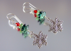 Snow in the Forest Earrings