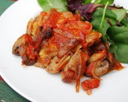 Chicken Thighs with Mushrooms and Shallots