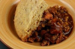 Slow Cooker Barbecued Chicken And Cornbread Casserole
