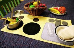 Roll up Kitchen Playmat