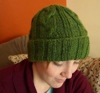 Men S Cabled Hat Pattern Allfreeknitting Com Men S Cabled Hat Pattern Allfreeknitting Com