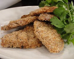 Walnut and Rosemary Oven Fried Chicken