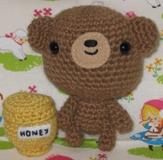 Amigurumi Bear & Pot of Honey