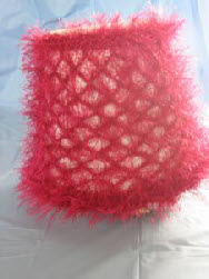 Eyelash Yarn Lamp Shade Cover