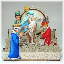 Nativity Stair Step Card