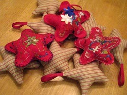 Stuffed Star Ornaments