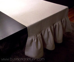 Simple Ruffle Table Runner