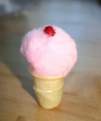 Ice Cream Cone Ornaments