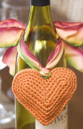 Heart Wine Charm