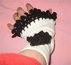 Fingerless Gloves Made From Socks