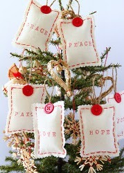 Joyful Message Sachet Ornaments