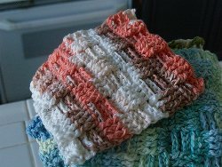 Basketweave Kitchen Washcloths