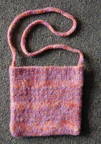 Slip Stitch Felted Bag