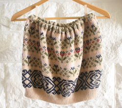 High Waisted Skirt From Vintage Sweater