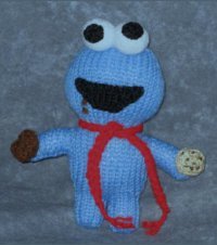 Cookie Monster Peep Pattern